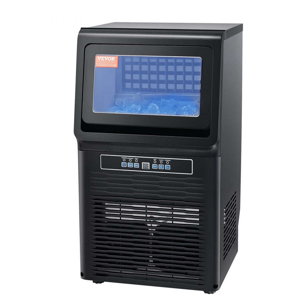 KJ-AT25F - 70 lbs/Day Compact Ice Maker, 13.7x13.2x24.6 in.