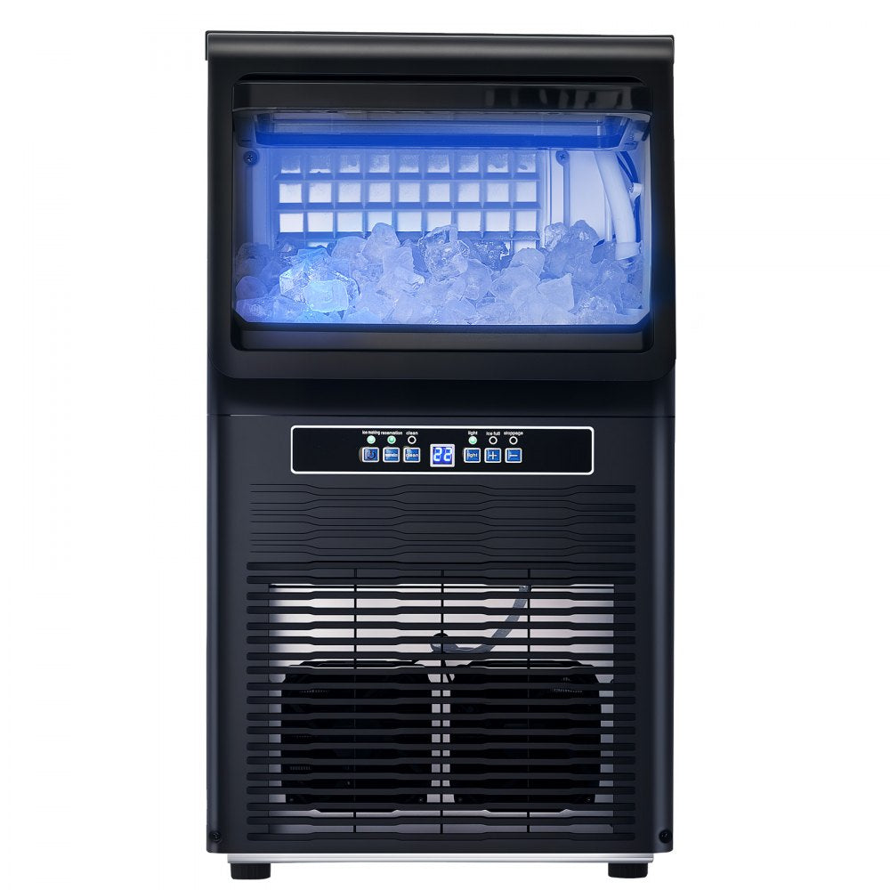 KJ-AT25F - 70 lbs/Day Compact Ice Maker, 13.7x13.2x24.6 in.