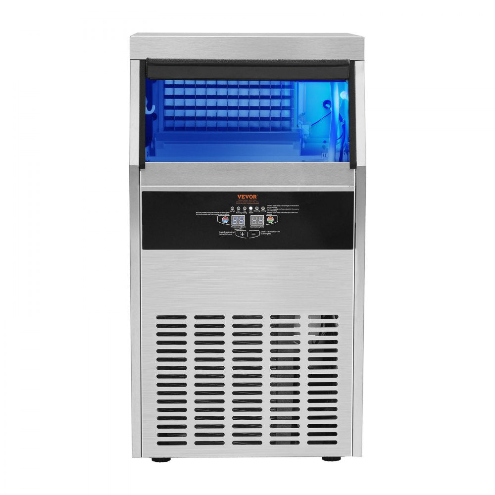 SSX110 - VEVOR 110 lbs/24h Ice Maker with Self-Cleaning Feature