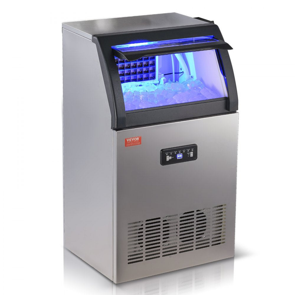 SKF-C50F - Efficient 120 lbs/24H Commercial Ice Maker, Freestanding Unit