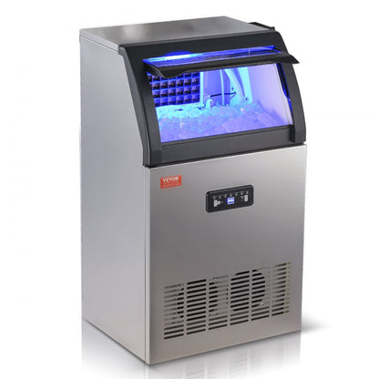 SKF-C50F - Efficient 120 lbs/24H Commercial Ice Maker, Freestanding Unit