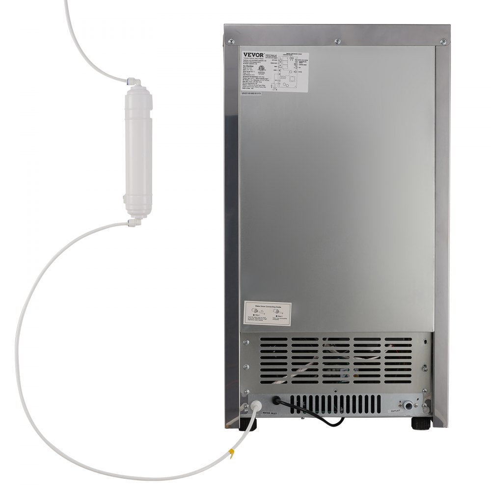 SKF-C50F - Efficient 120 lbs/24H Commercial Ice Maker, Freestanding Unit