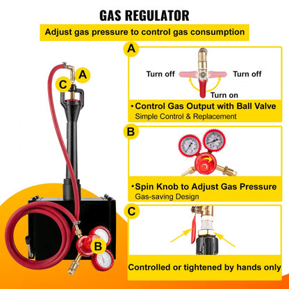 CMPROF-1+2D - High-Temperature Propane Knife Forge with Durable Steel Structure