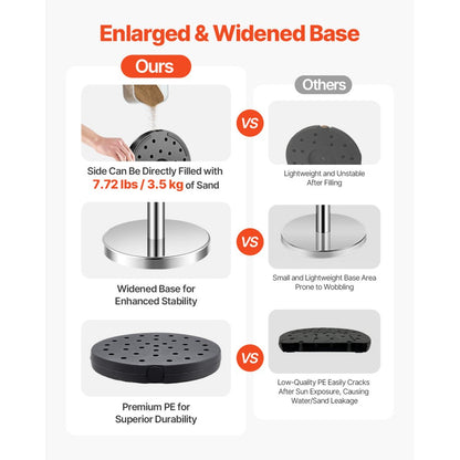 BXGDYQ320PDTC8-4 - Durable Stainless Steel Stanchion with 4.92 ft Velvet Rope