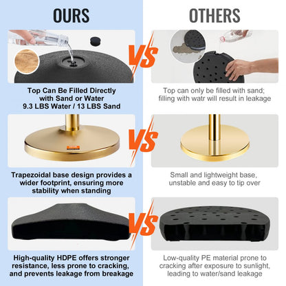 TJDYQTCRED6-4 - Durable Stainless Steel Stanchions with Fillable Base for Events