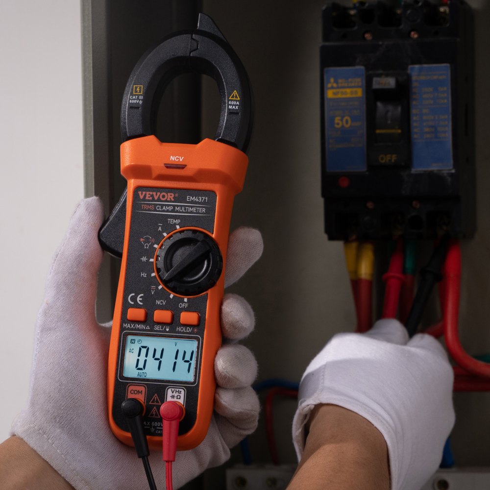 EM4371 - 600V AC/DC Clamp Meter for Easy Current Measurement