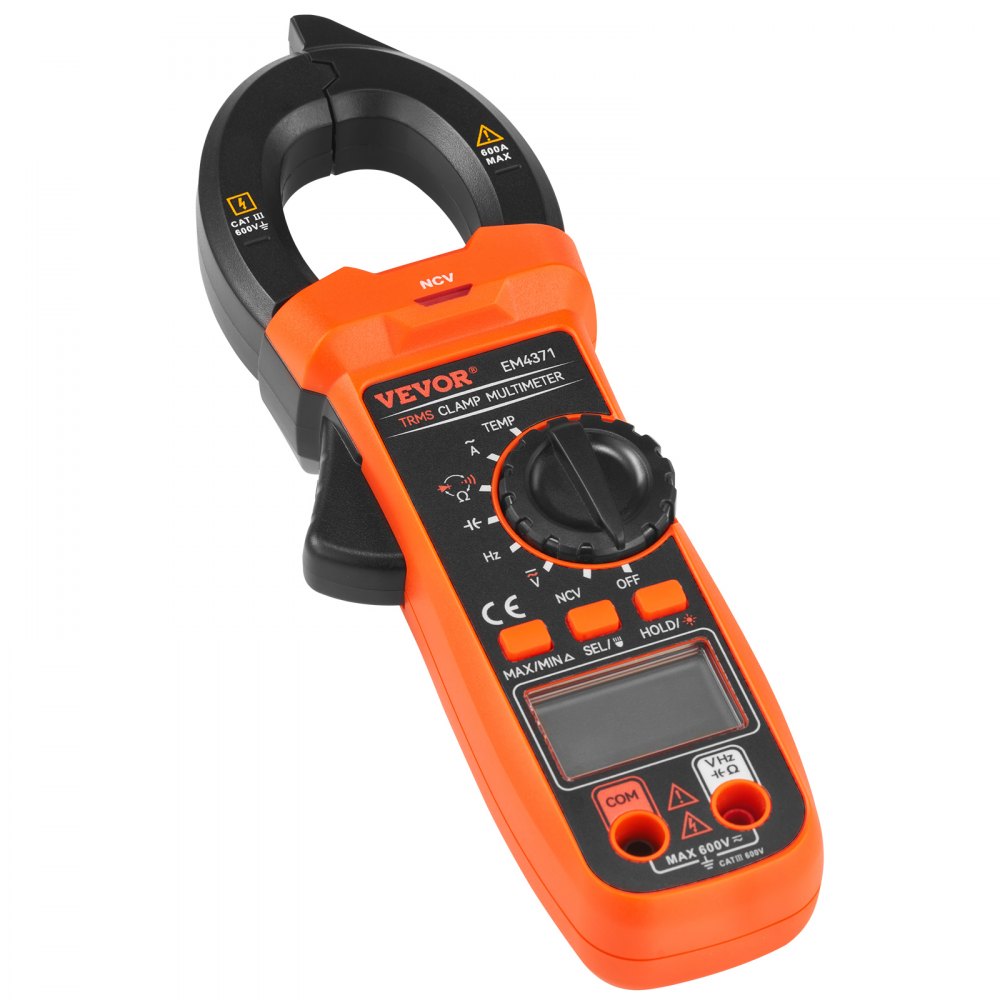 EM4371 - 600V AC/DC Clamp Meter for Easy Current Measurement