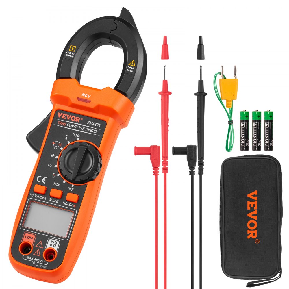 EM4371 - 600V AC/DC Clamp Meter for Easy Current Measurement