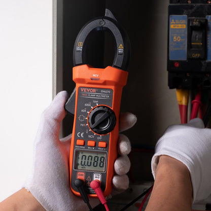 EM4370 - Versatile VEVOR Digital Clamp Meter for Accurate DC/AC Measurements