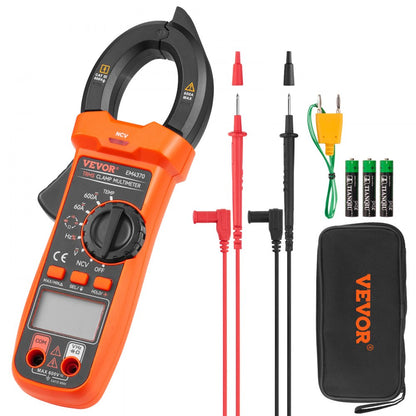 EM4370 - Versatile VEVOR Digital Clamp Meter for Accurate DC/AC Measurements