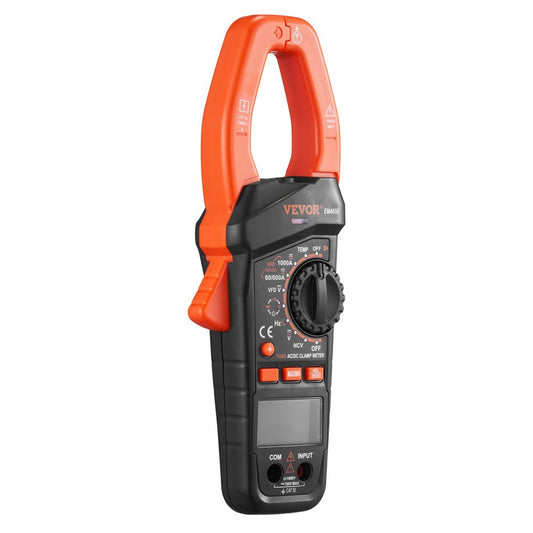 EM4659A - VEVOR 6000 Counts Digital Clamp Meter, 1000A Capacity