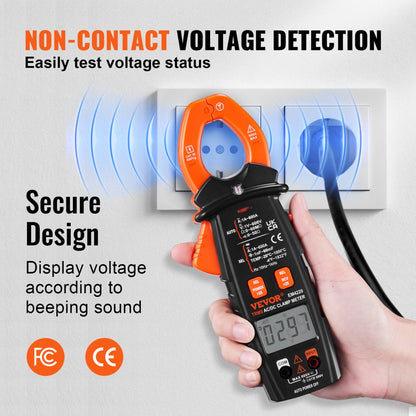 EM4220 - VEVOR 600A Digital Clamp Meter for Precise Electrical Measurements
