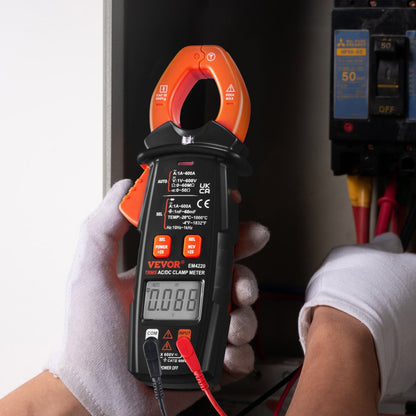 EM4220 - VEVOR 600A Digital Clamp Meter for Precise Electrical Measurements