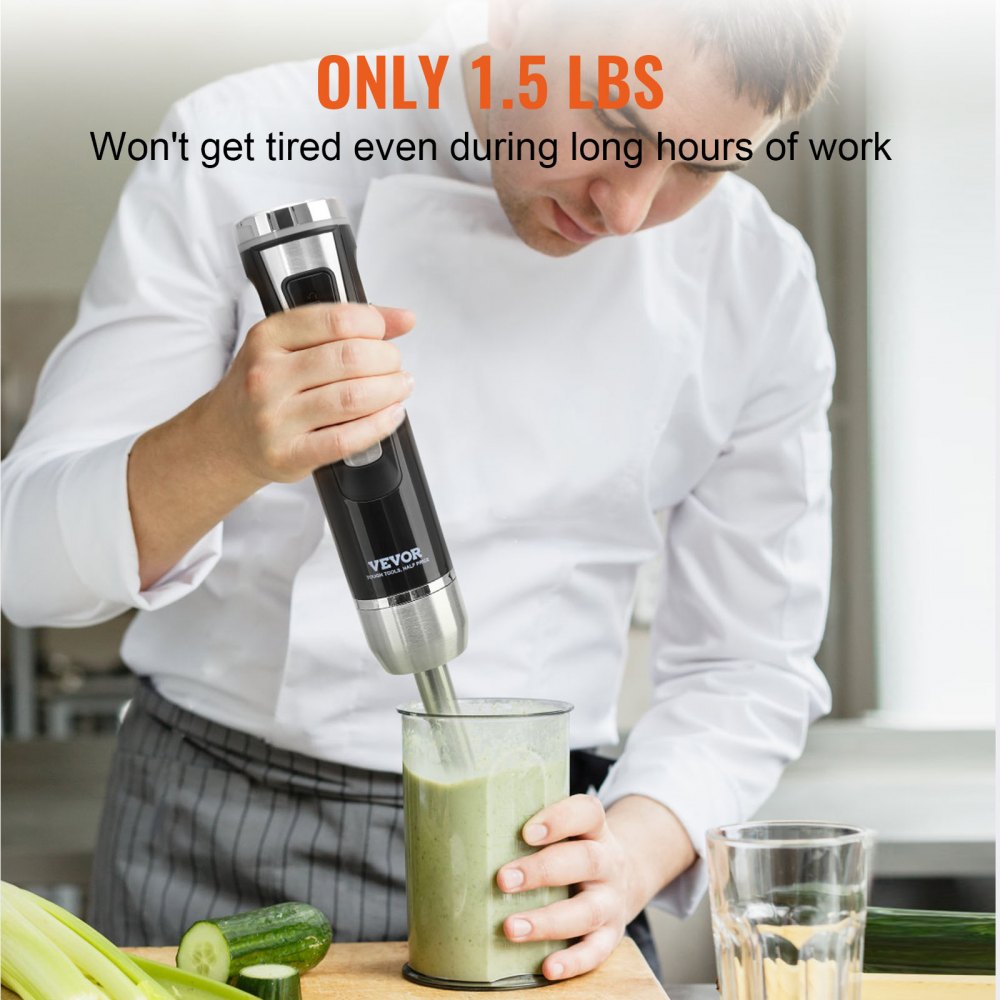 RHB-108SD-2 - 200W Immersion Blender, 8 Speed, USB Charging, Lightweight Design