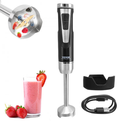 RHB-108SD-2 - 200W Immersion Blender, 8 Speed, USB Charging, Lightweight Design