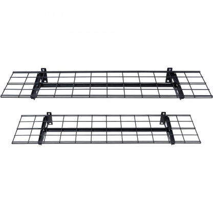 LL1248 - Heavy-Duty Wall Shelves: 200 lbs Capacity, Metal Design