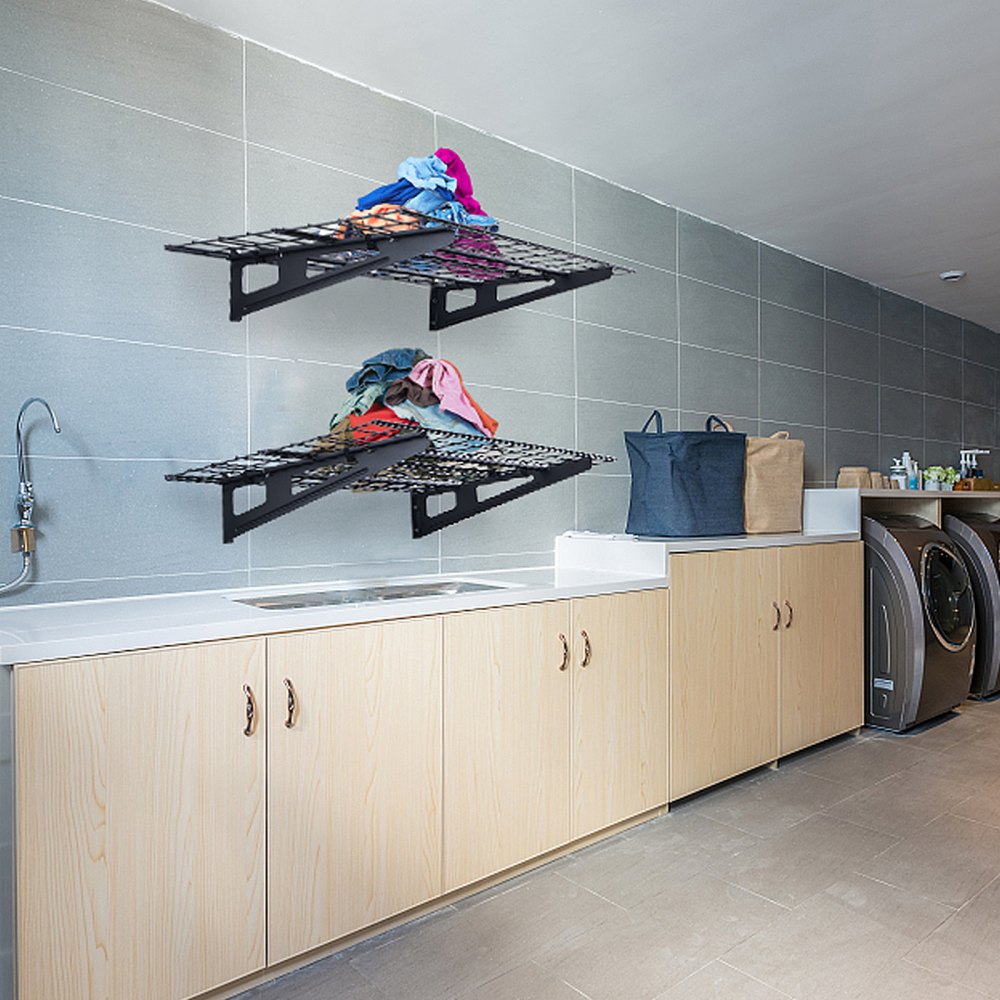 LL2448 - Metal Wall Shelves, 250 lbs Capacity, Garage Storage Solution