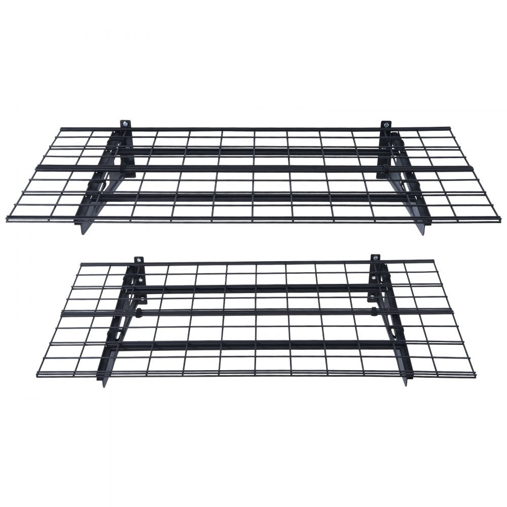 LL2448 - Metal Wall Shelves, 250 lbs Capacity, Garage Storage Solution