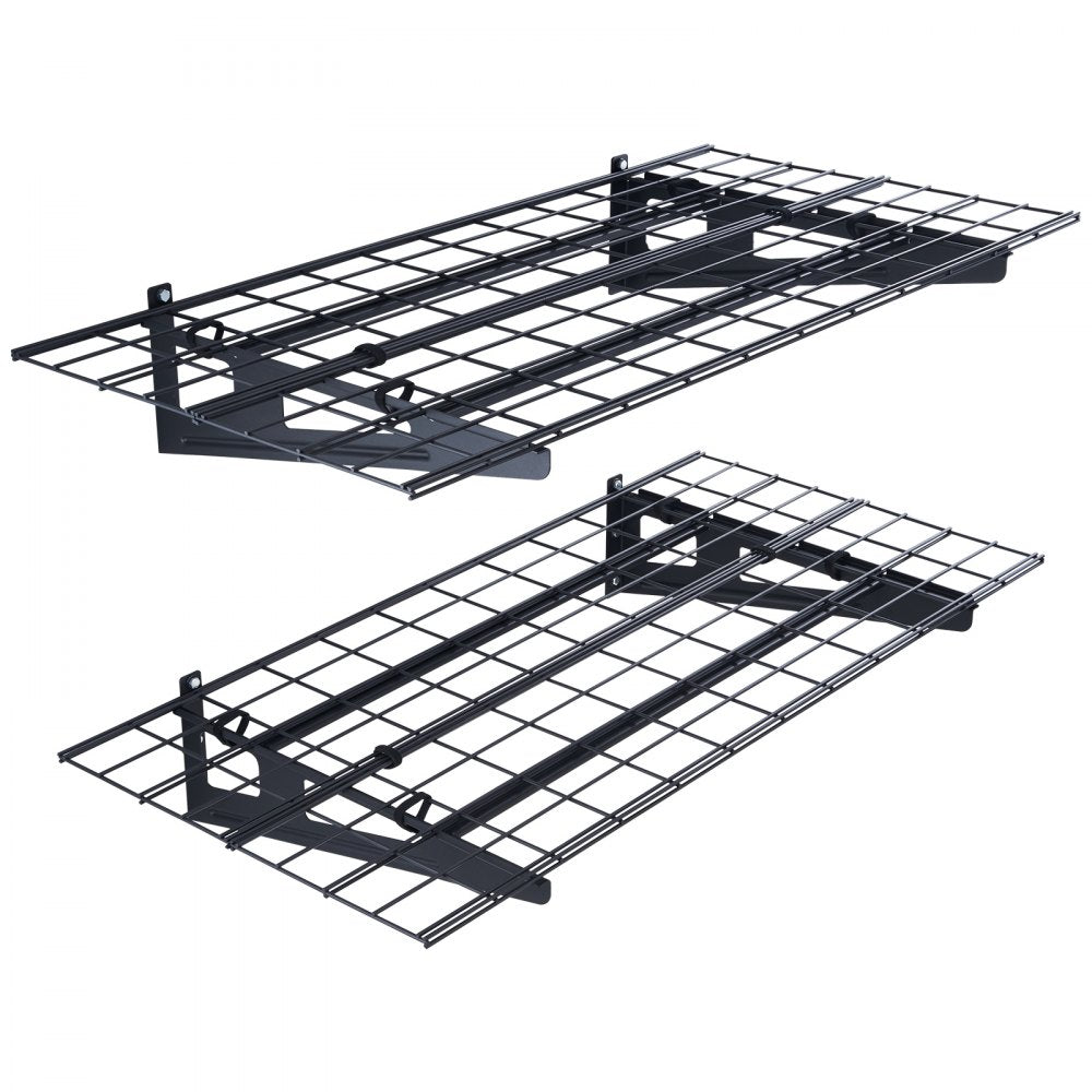 LL2448 - Metal Wall Shelves, 250 lbs Capacity, Garage Storage Solution