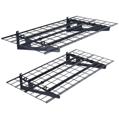 LL2448 - Metal Wall Shelves, 250 lbs Capacity, Garage Storage Solution