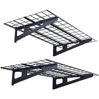 LL2448 - Metal Wall Shelves, 250 lbs Capacity, Garage Storage Solution