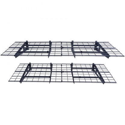 LL2472 - Heavy-Duty Metal Wall Shelving, Holds 500 lbs, Ideal for Garage