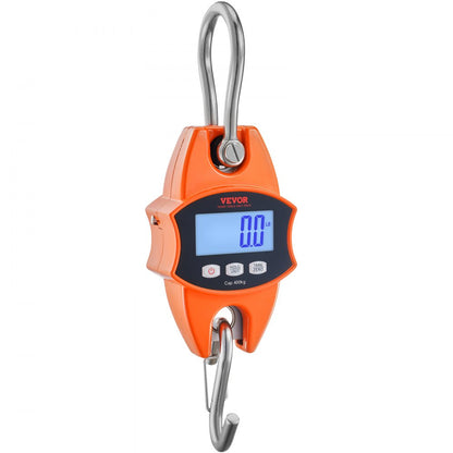 SF921 - 880 lb Capacity VEVOR Digital Crane Scale with LCD & Measuring Tape
