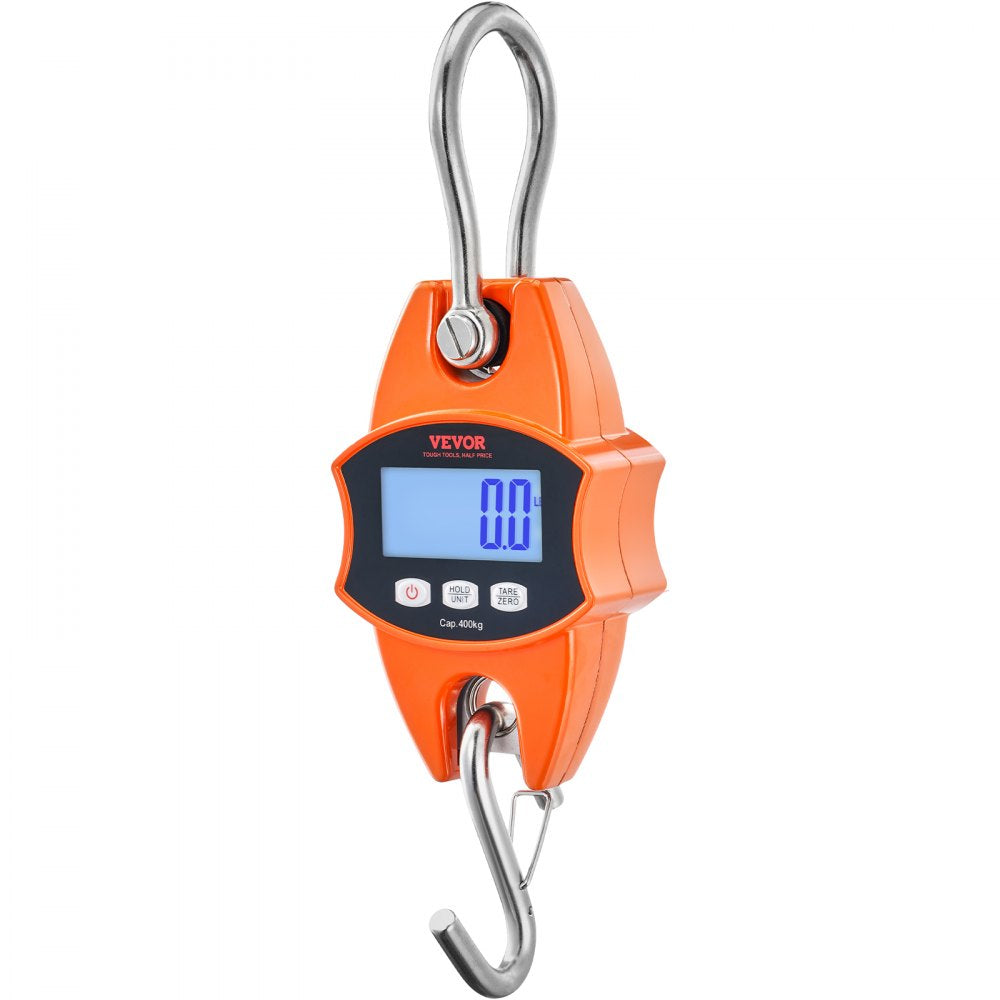 SF921 - 880 lb Capacity VEVOR Digital Crane Scale with LCD & Measuring Tape