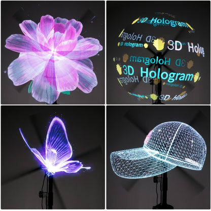 010149550183 - 42cm 3D Holographic LED Fan for Captivating Visuals