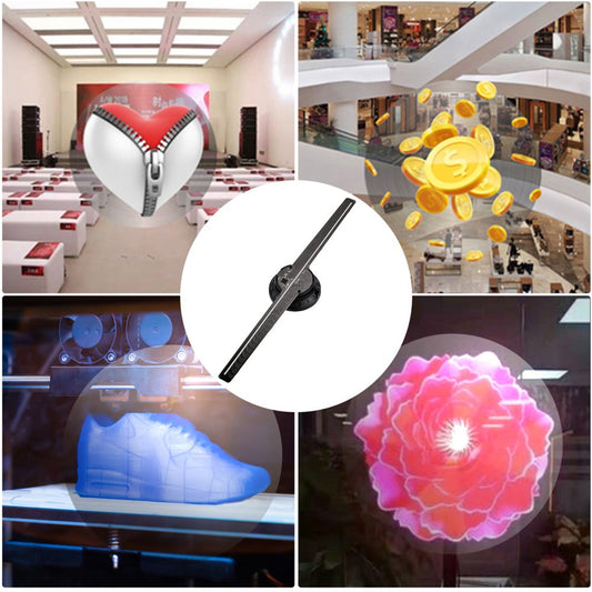 010149550183 - 42cm 3D Holographic LED Fan for Captivating Visuals