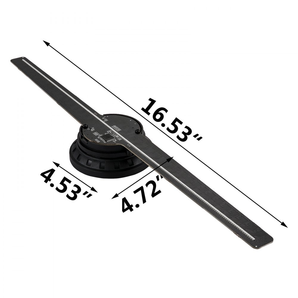 010149550183 - 42cm 3D Holographic LED Fan for Captivating Visuals