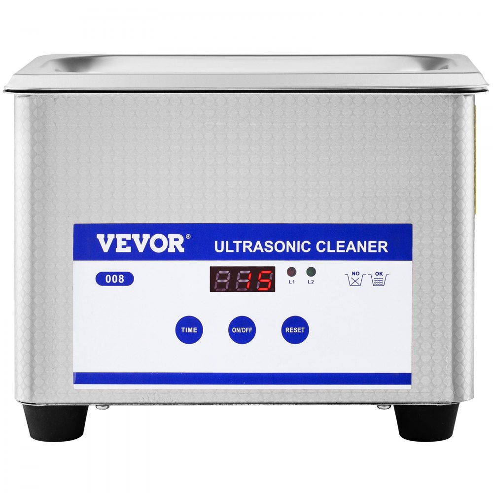 010461178048 - 0.8L VEVOR Ultrasonic Cleaner for Jewelry & Small Items