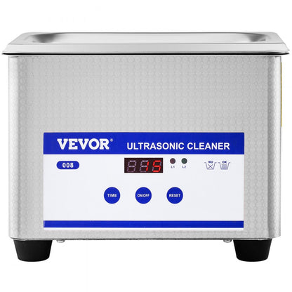 010461178048 - 0.8L VEVOR Ultrasonic Cleaner for Jewelry & Small Items