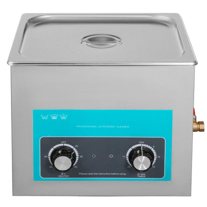 010536296400 - 10L Ultrasonic Cleaner with Timer & Heating Feature