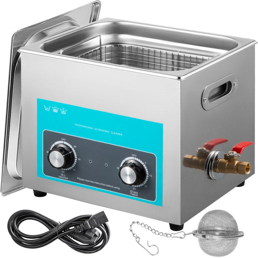 010646323549 - 15L Efficient Ultrasonic Cleaner with Heating & Timing Functions