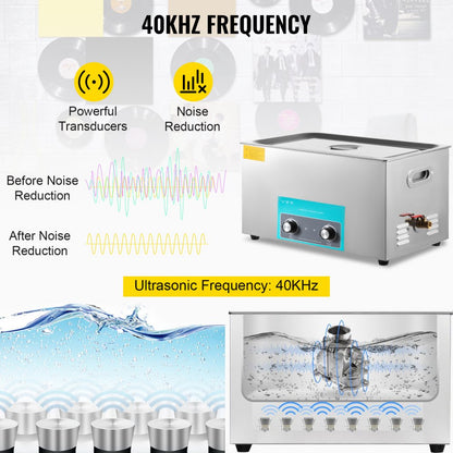 010337566907 - 22L Ultrasonic Cleaner with Heating & 40KHZ Waves