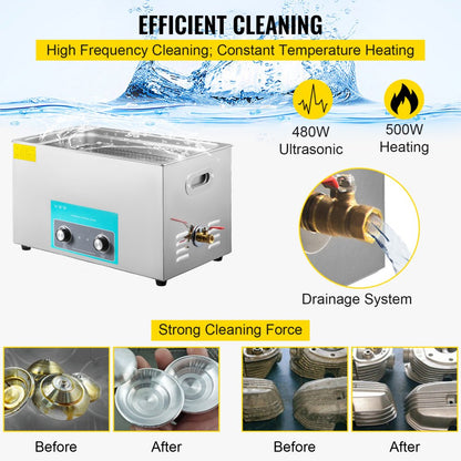 010337566907 - 22L Ultrasonic Cleaner with Heating & 40KHZ Waves