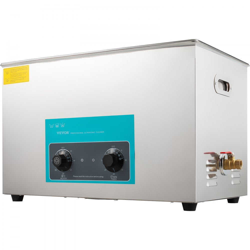 010720344694 - 30L Ultrasonic Cleaner with Adjustable Heating for Safe Cleansing