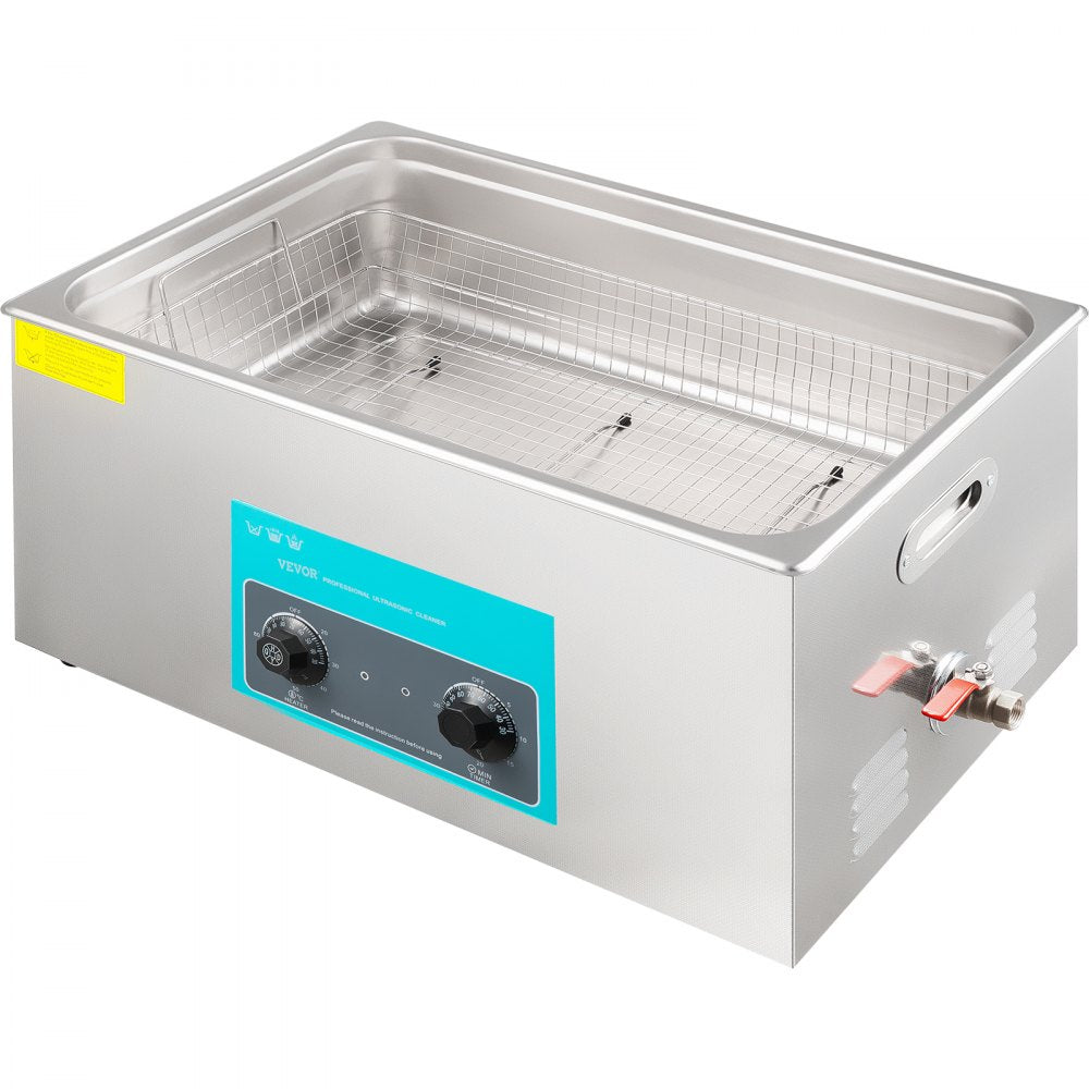 010720344694 - 30L Ultrasonic Cleaner with Adjustable Heating for Safe Cleansing