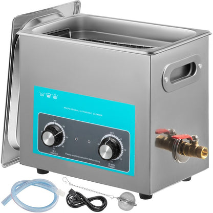 010983979950 - 6L Ultrasonic Cleaner with Heating & 40KHZ Technology