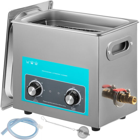 010983979950 - 6L Ultrasonic Cleaner with Heating & 40KHZ Technology