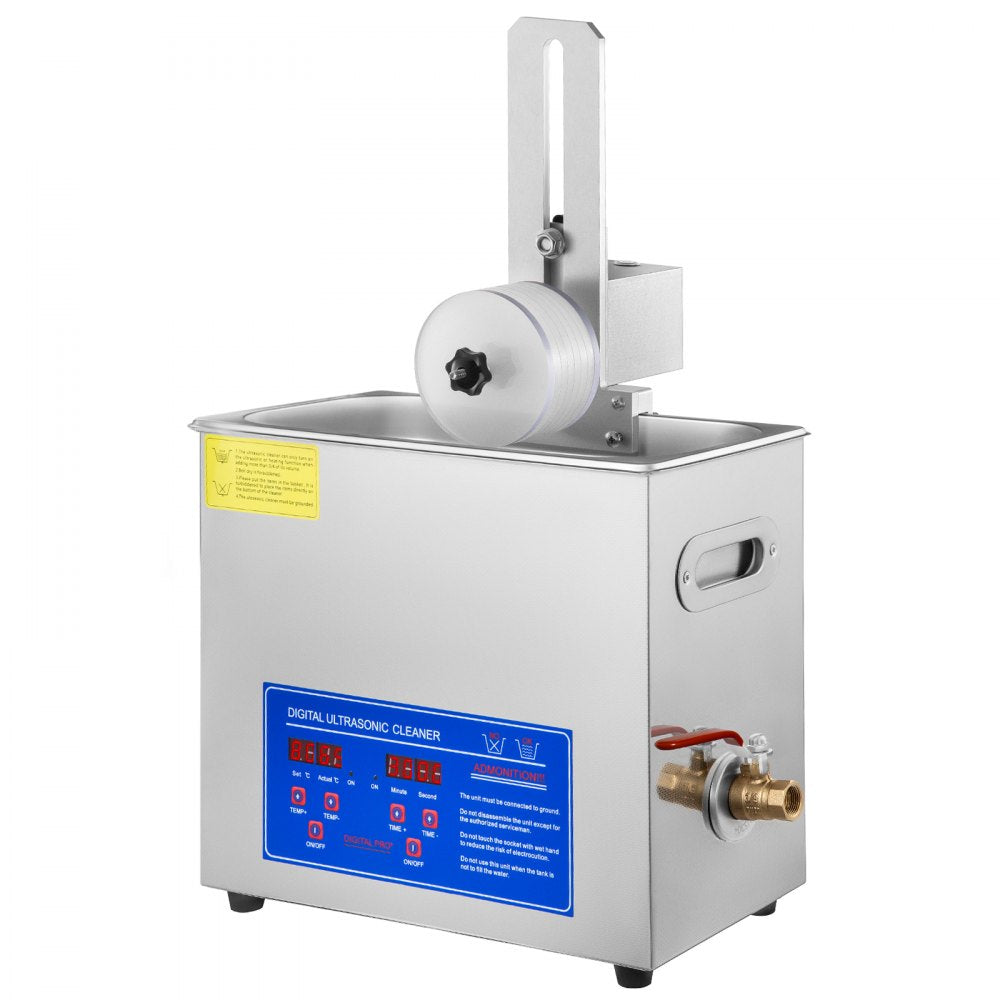 010265133877 - 6-Record Ultrasonic Vinyl Cleaner with Adjustable Wash Settings