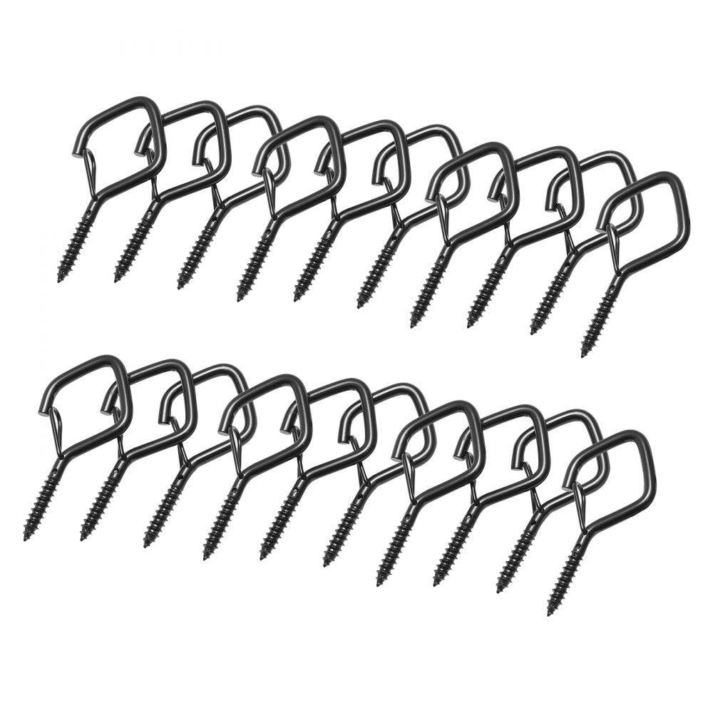 X241125 - 20 Durable Q-Hanger Hooks, 2.17 in, Strong 40 lbs Support