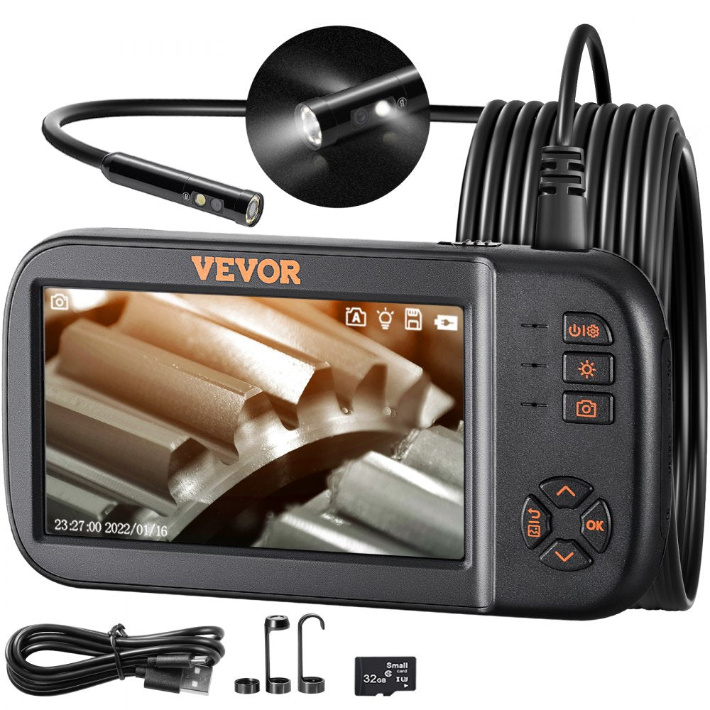 010690827472 - Triple-Lens Borescope with 4.5" Screen & 16.4ft Cable