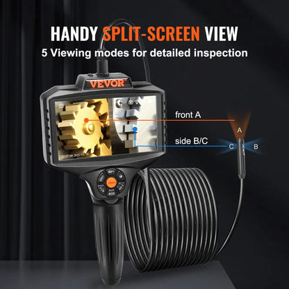 010356436904 - Triple Lens 5" Endoscope with 8X Zoom & 10 LED Lights
