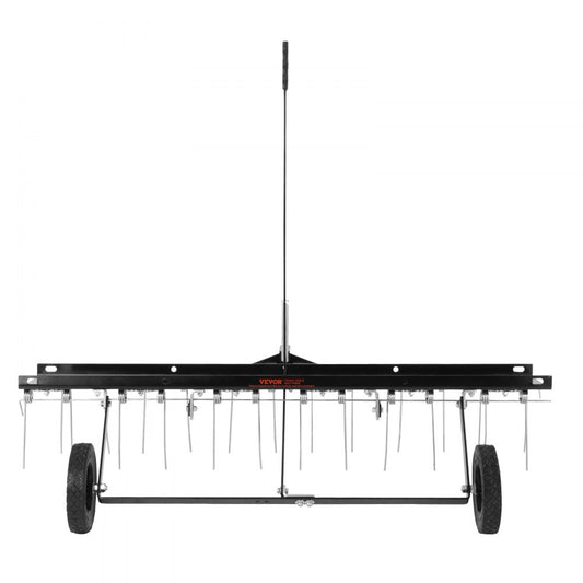 TBD120 - 48" Lawn Dethatcher with Adjustable Tines and Durable Steel Build