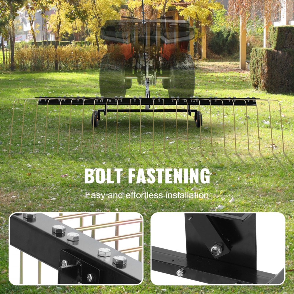 TBD150 - 60" Steel Tow-Behind Dethatcher for Easy Lawn Care