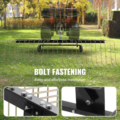 TBD150 - 60" Steel Tow-Behind Dethatcher for Easy Lawn Care