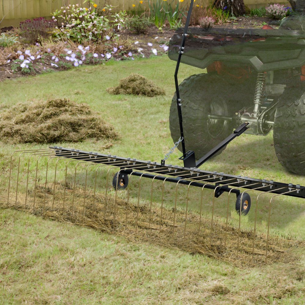 TBD150 - 60" Steel Tow-Behind Dethatcher for Easy Lawn Care