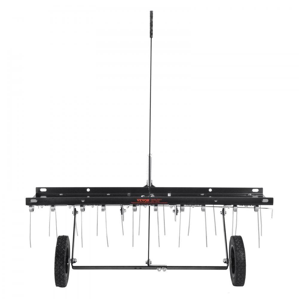 TBD100 - 40" VEVOR Tow-Behind Dethatcher with 20 Spring Steel Tines